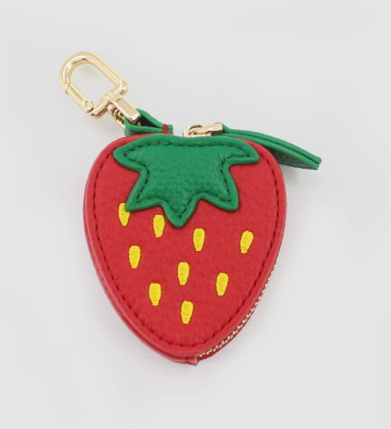Strawberry Coin Purse Bag Charm